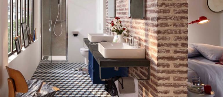 INDUSTRIAL STYLE FOR THE BATHROOM